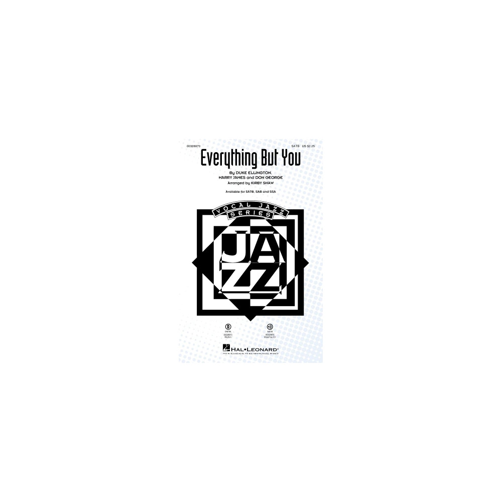Everything But You (arr. Kirby Shaw) - Bass
