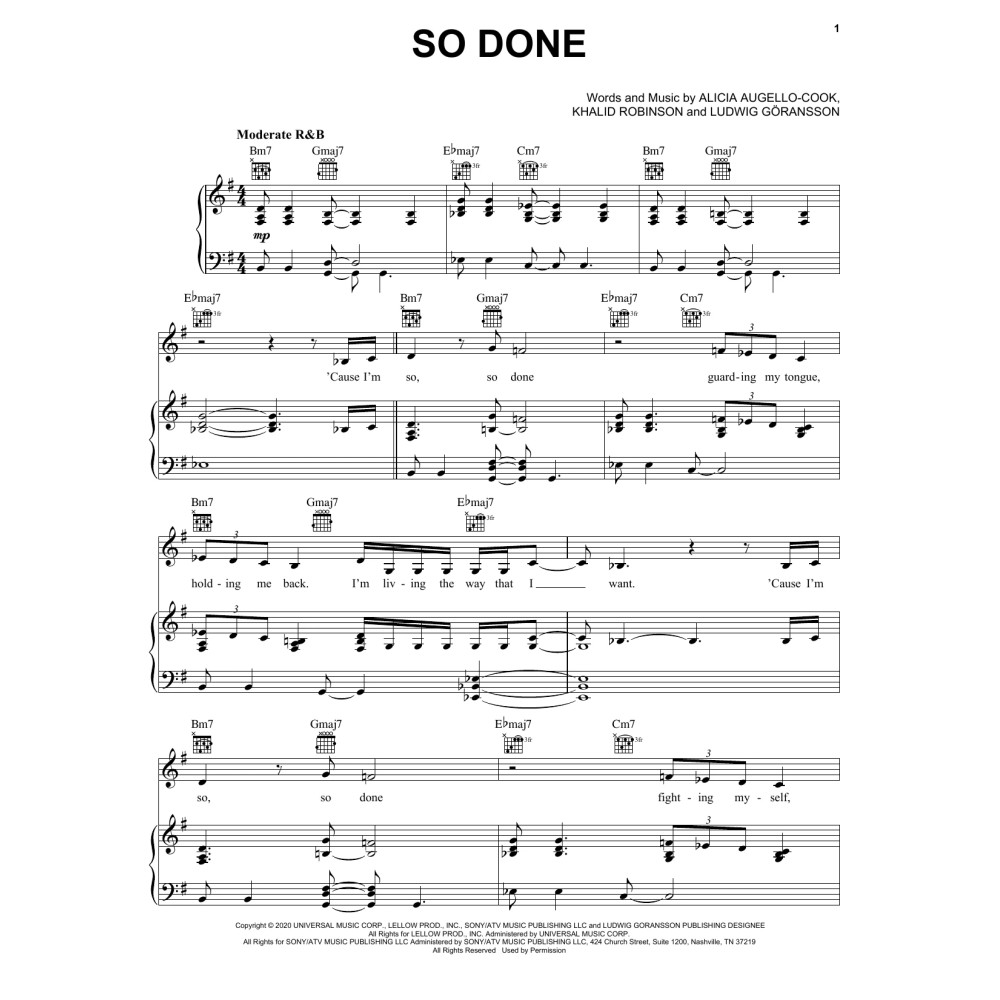So Done (feat. Khalid)