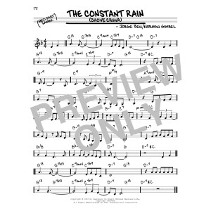 The Constant Rain (Chove Chuva)