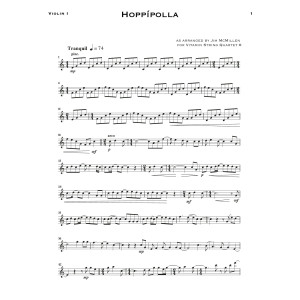 Hoppípolla (arr. Jim McMillen) - Violin 1