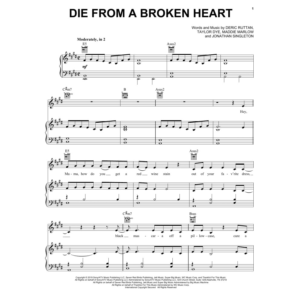 Die From A Broken Heart