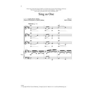 Sing as One