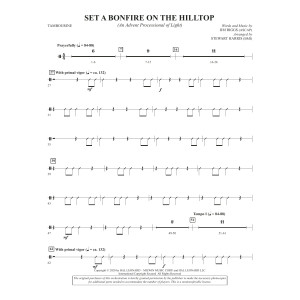 Set a Bonfire on the Hilltop (arr. Stewart Harris) - Tambourine
