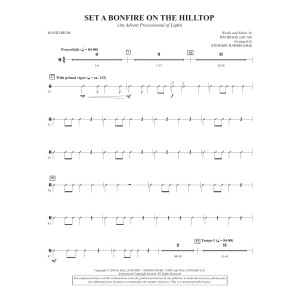 Set a Bonfire on the Hilltop (arr. Stewart Harris) - Hand Drum
