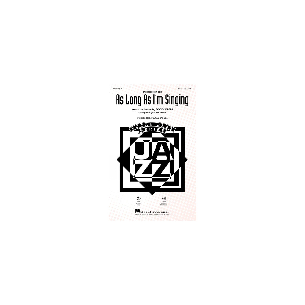 As Long As I'm Singing (arr. Kirby Shaw)