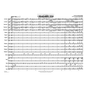 I Remember You (arr. Mark Taylor) - Full Score