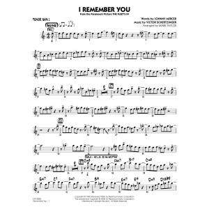 I Remember You (arr. Mark Taylor) - Tenor Sax 1