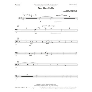Not One Falls - Bassoon