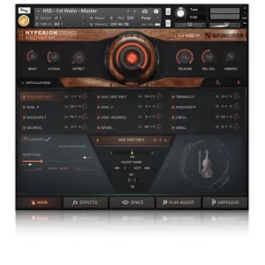 Soundiron Hyperion Saiten für Solo-Violinen