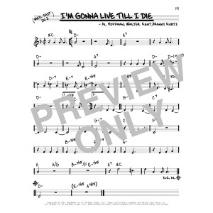 I'm Gonna Live Till I Die