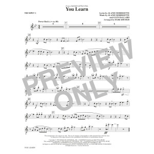 You Learn (from Jagged Little Pill) (arr. Mark Brymer) - Trumpet 1