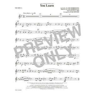 You Learn (from Jagged Little Pill) (arr. Mark Brymer) - Trumpet 2