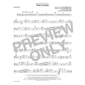 You Learn (from Jagged Little Pill) (arr. Mark Brymer) - Trombone