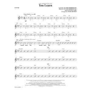 You Learn (from Jagged Little Pill) (arr. Mark Brymer) - Guitar