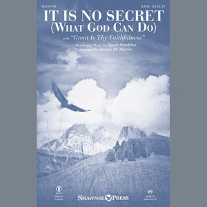 It Is No Secret (What God Can Do) (arr. Joseph M. Martin) - Percussion 1 & 2