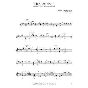 Menuet No. 1