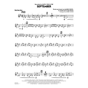 September (arr. Mark Taylor) - Baritone Sax
