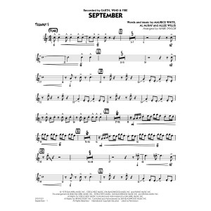 September (arr. Mark Taylor) - Trumpet 3