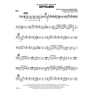 September (arr. Mark Taylor) - Bass