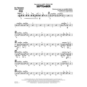 September (arr. Mark Taylor) - Aux Percussion