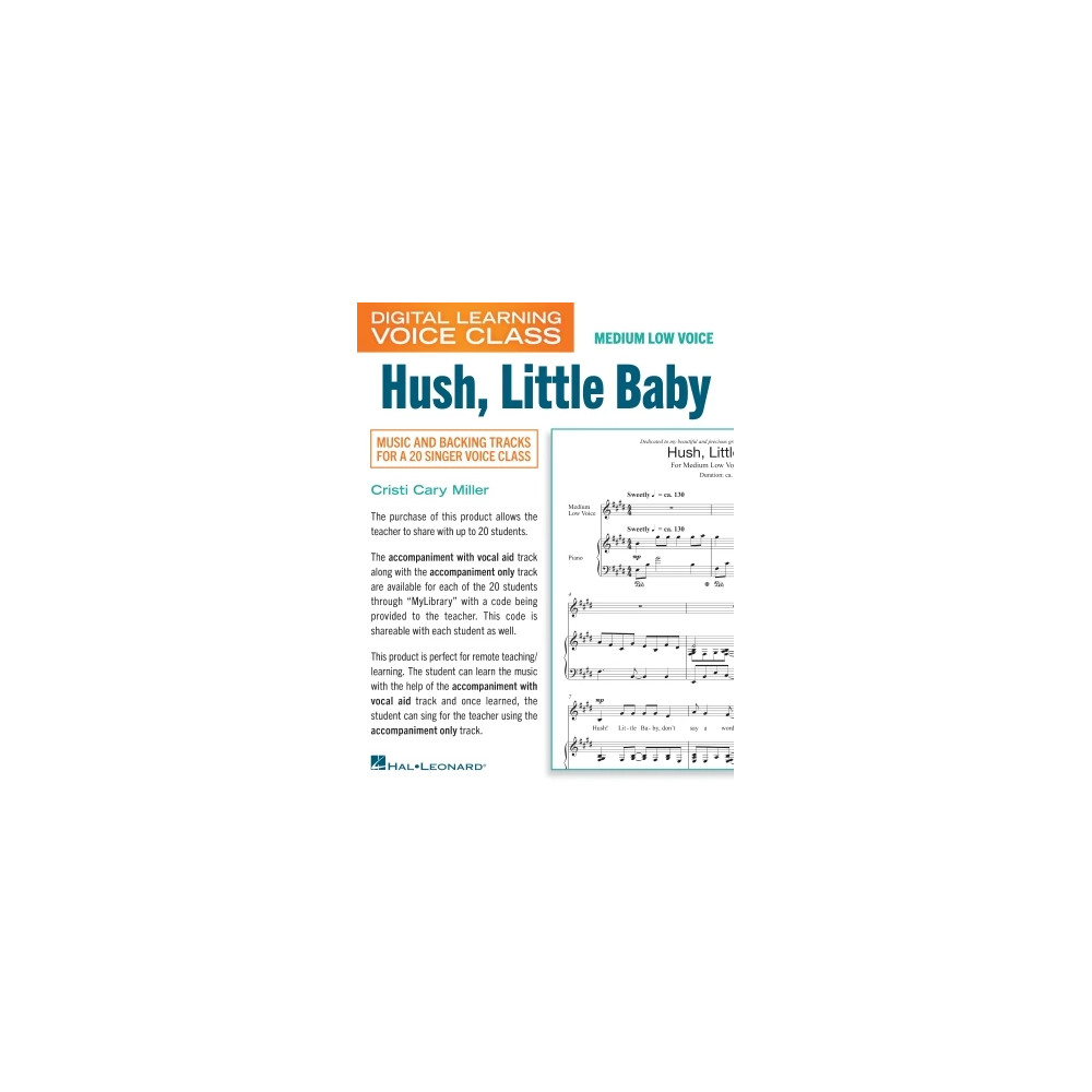 Hush, Little Baby (Medium Low Voice) (includes Audio)