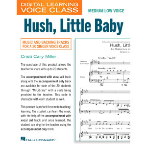 Hush, Little Baby (Medium Low Voice) (includes Audio)