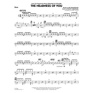 The Nearness of You (arr. Mark Taylor) - Drums