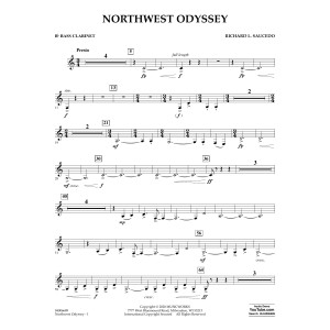 Northwest Odyssey - Bb Bass Clarinet