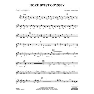 Northwest Odyssey - Eb Alto Saxophone 2