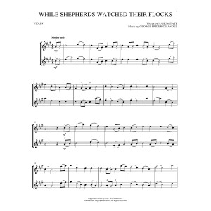 While Shepherds Watched Their Flocks