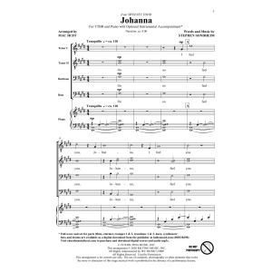 Johanna (from Sweeney Todd) (arr. Mac Huff)