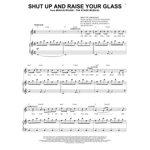 Shut Up And Raise Your Glass (from Moulin Rouge! The Musical)
