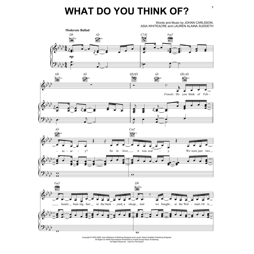What Do You Think Of?