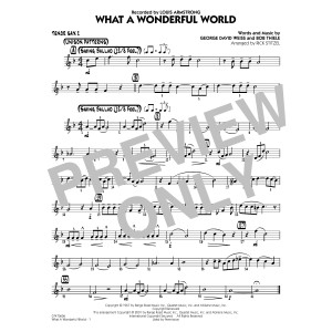 What a Wonderful World (arr. Rick Stitzel) - Tenor Sax 2