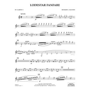 Lodestar Fanfare - Bb Clarinet 2