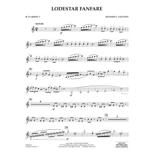 Lodestar Fanfare - Bb Clarinet 3