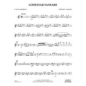 Lodestar Fanfare - Eb Alto Saxophone 1