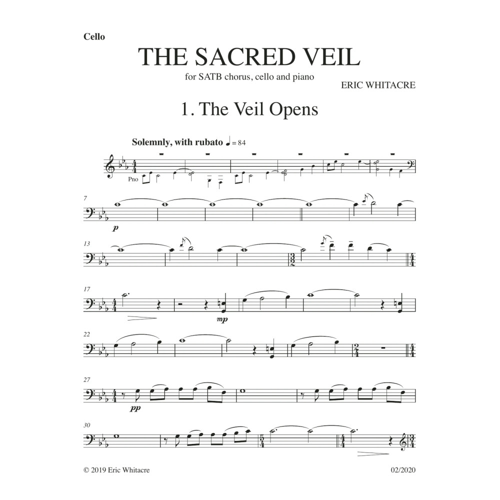 The Sacred Veil (Collection) - Cello