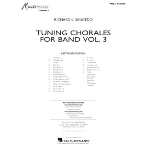 Tuning Chorales for Band Vol. 3 - Conductor Score (Full Score)