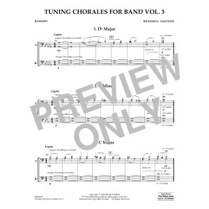 Tuning Chorales for Band Vol. 3 - Bassoon