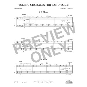 Tuning Chorales for Band Vol. 3 - Trombone 2