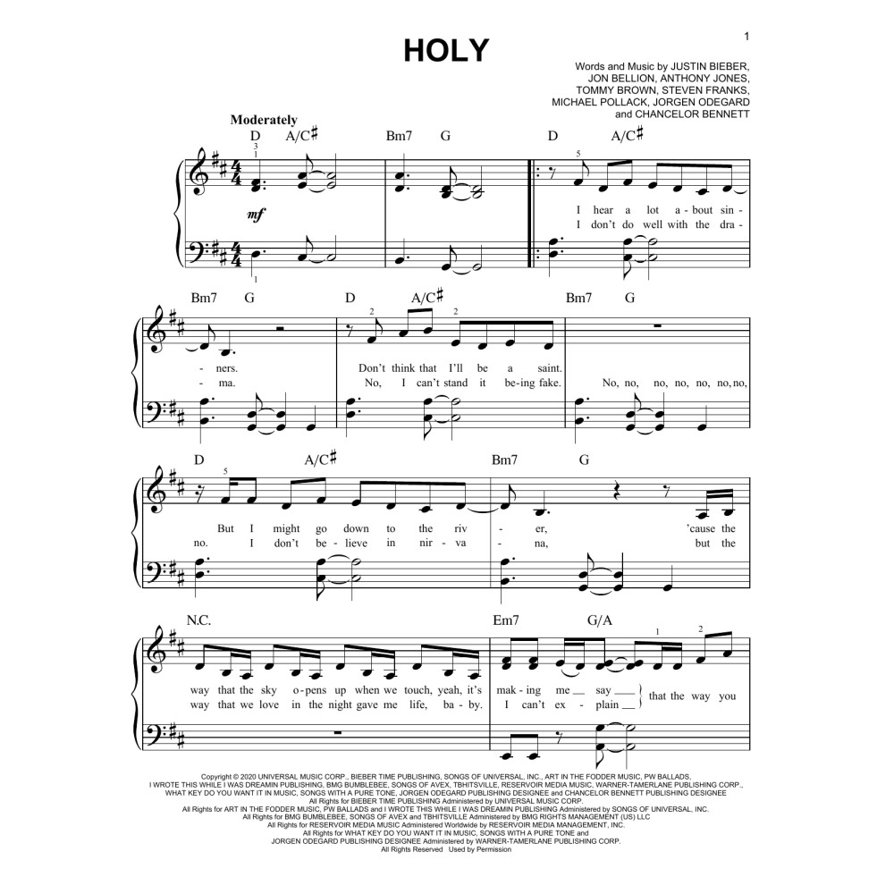 Holy (feat. Chance the Rapper)