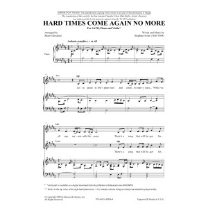 Hard Times Come Again No More (arr. Shawn Kirchner)