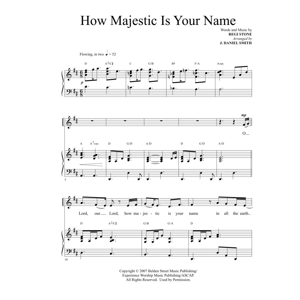 How Majestic Is Your Name (arr. J. Daniel Smith)