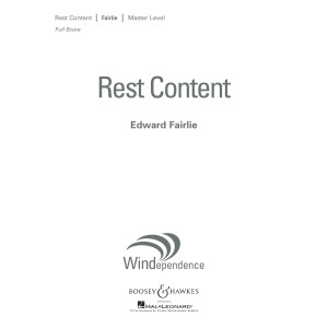 Rest Content - Conductor Score (Full Score)