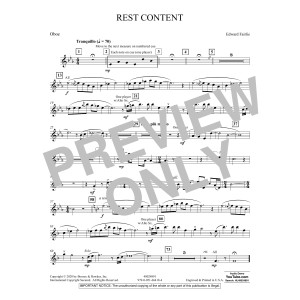 Rest Content - Oboe