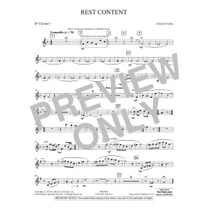 Rest Content - Bb Clarinet 1