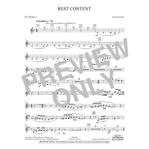Rest Content - Bb Clarinet 2