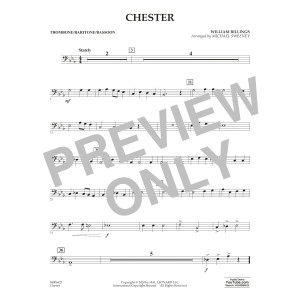 Chester (arr. Michael Sweeney) - Trombone/Baritone B.C./Bassoon