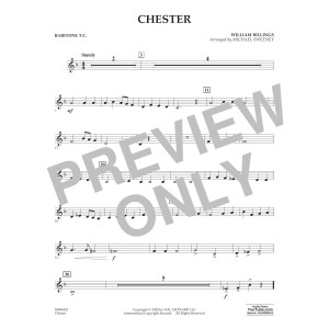 Chester (arr. Michael Sweeney) - Baritone T.C.